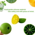 thumbnail image 4 of LShunze Lemon-Shaped Ice Cube Tray 10-Cavity Silicone Ice Mold for DIY Cocktails & Drinks BPA Free Easy Release Lemon Ice Cube Maker, 4 of 8