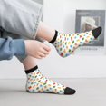 thumbnail image 2 of Fuzoiu Undersea Animals Print Adult Socks, Crew Moisture-wicking Socks, Unisex Cushion Crew Socks,Casual Sports Ankle Socks, 2 of 7