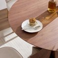 thumbnail image 6 of 47.24'' Walnut Desk - Top - Easy to Clean in Small Spaces, 6 of 6