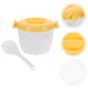 thumbnail image 3 of 1 Establecer una olla de arroz con microondas conveniente olla de arroz de microondas multifuncional con cuchara, 3 of 6