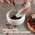 thumbnail image 5 of Koville Luxury Marble Mortar and Pestle (Namib Fantasy, 2 Cup), 5 of 7
