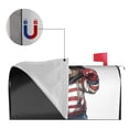 thumbnail image 5 of Daiia Patriotic Boxing Bear Art Mailbox Cover , Magnetic Welcome Mailbox Wraps Post Letter Box Cover for Garden Yard Home Decor-25.5x21 in, 5 of 7