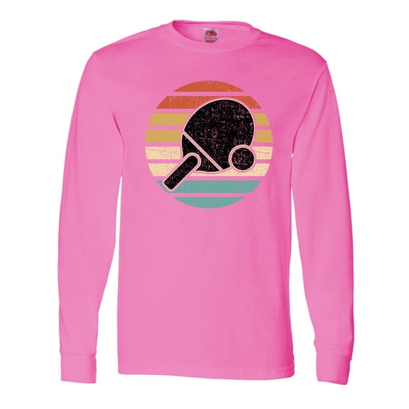 Inktastic Table Tennis Ping Pong Long Sleeve T-Shirt