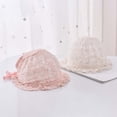 thumbnail image 4 of Tigivemen Infant Sun Hats for Boys Girls Summer Lace Bonnet Cap Hat Breathable Wide Brim Sunhats Pink Size 0-6 Months, 4 of 6
