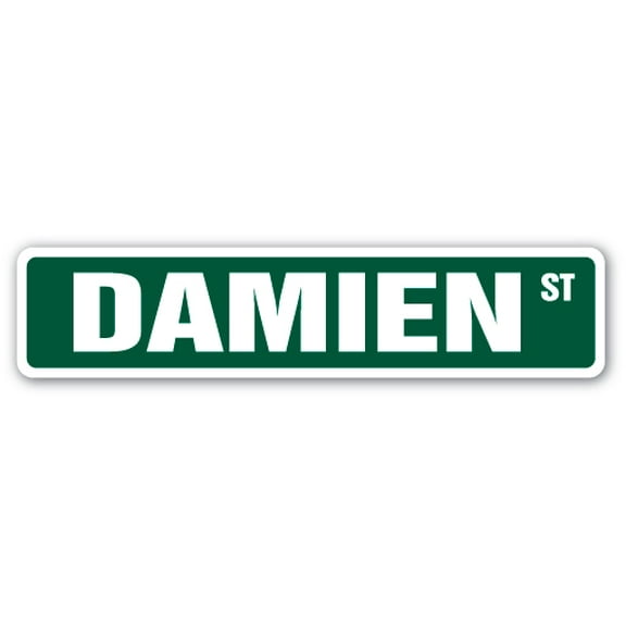 Damien Street [3 Pack] of Vinyl Decal Stickers |for Laptop Car
