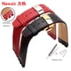 thumbnail image 4 of Correa de reloj de piel cóncava-convexa para Swatch Swatch YIS415 414 Yrs Ycs17 19 mm para hombre y mujer con cierre de mariposa, 4 of 5