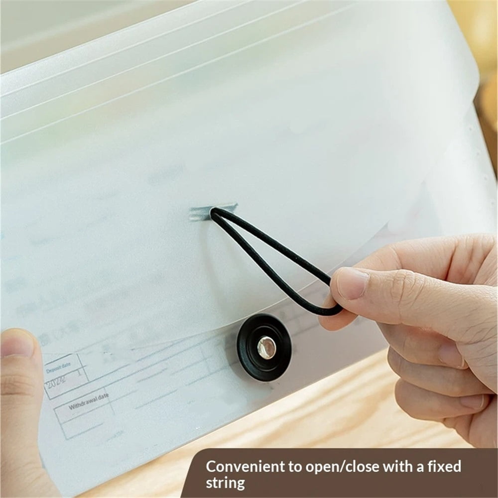 2 pack 13-Pocket Expanding File with Button & String Closure, Junior Size, Coupon Accordion File Folder Mini Organizer Coupon Binder Wallet for Cards Bills Receipts Checks Invoice Pouch（only bag）