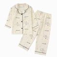 thumbnail image 5 of HFHAPW Girls Pajamas 2PCS Pjs Set Sleepwear Soft Long Sleeve Long Pants Lounge Set,5-6 Y, 5 of 5