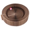 thumbnail image 2 of Chat Griffoir Lit Lounge Chat Ondulé Pad Scratch Chat Griffoir Rond Conseil Chat Jouets Chat Griffoir Lit Lounge Forme Ronde Pliable Haute Densité Chat Griffoir, 2 of 8