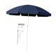 thumbnail image 2 of Sombrilla pequeña para patio, sombrilla de jardín, 1,7 m con varillas resistentes, toldo portátil premium para picnic al aire libre, para parques y azul, 2 of 8