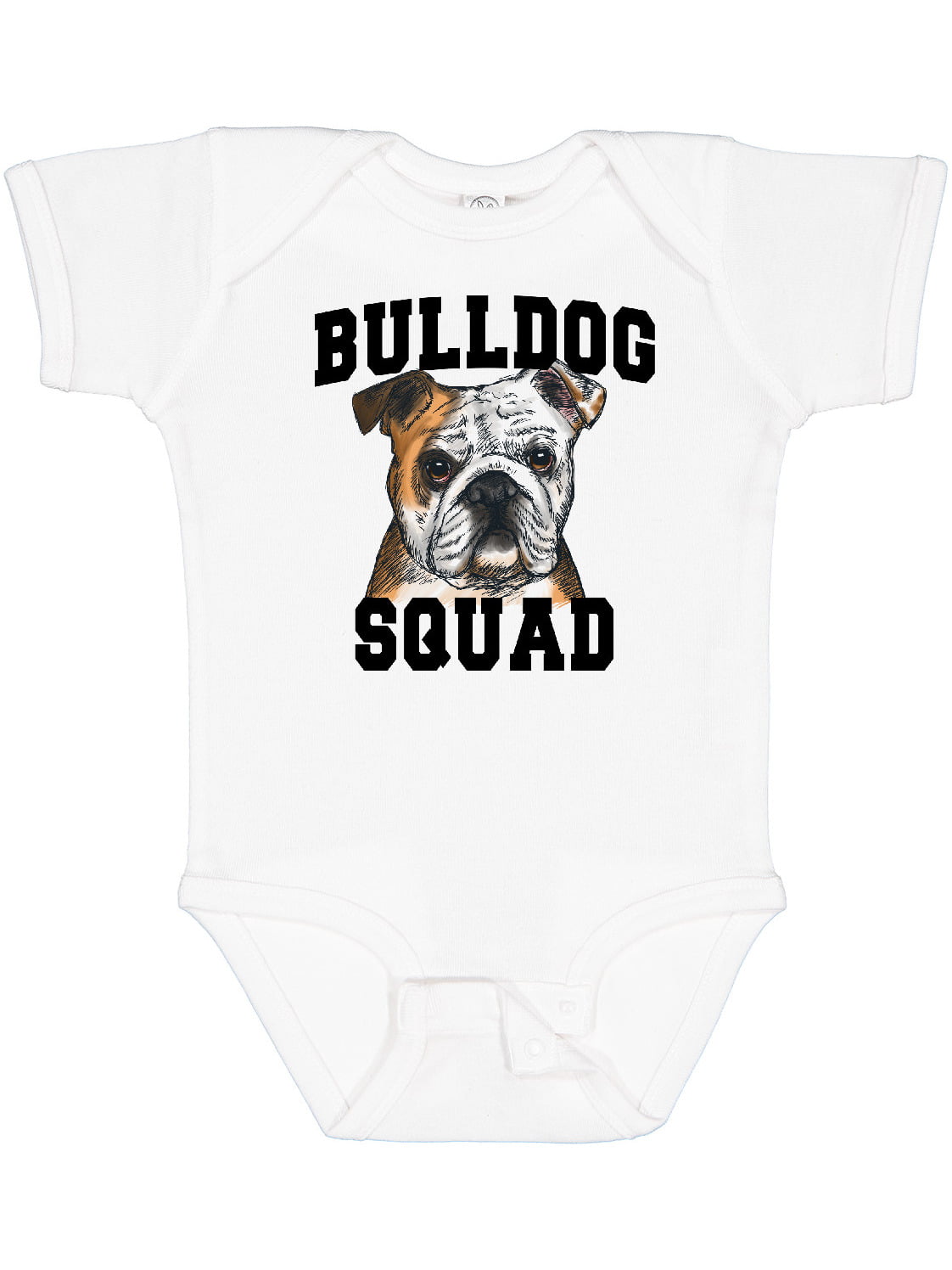 My Big Sister Is A English Bulldog Baby Grow Body Suit Vest Gift Present 
