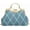 Blue, variant on CAILDANL Denim Clutch Bag Women Quilted Evening Bag Bridal Wedding Purse Sparkly Rhinestone Handbag Beaded Pearl Crossbody Bag