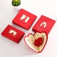 thumbnail image 4 of Tarjeta de amor emergente 3D, tarjetas de felicitación de aniversario de invitación de boda del Día de San Valentín para parejas, esposa, marido, regalo con sobres, 4 of 5