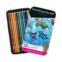 Prismacolor Premier Colored Pencils, Soft Core, Under the Sea Set, 12 Count
