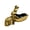 Gold, variant on Safe Synthetic Resin Alligators Themed Bowl for Candy Storage Organization and Childrens Room Decors