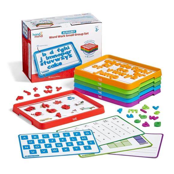 Set Word Work Alphabet hand2mind con letras magnéticas (6)