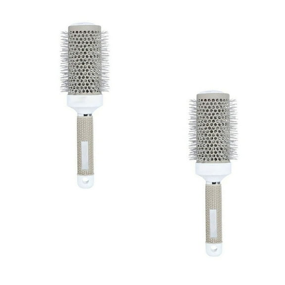 US 1 Pack 2'' Hair Brush Nano Thermal Ceramic Ionic Round Barrel Comb Styling