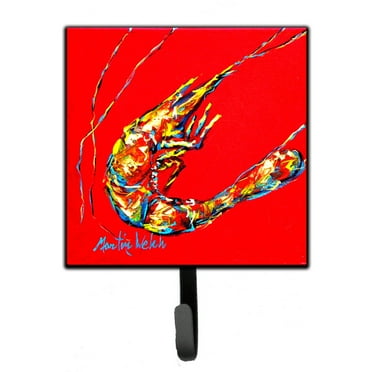 Carolines Treasures MW1006SH4 Shrimp Backwards Then Forwards Leash or Key Holder 7Hx4.25W multicolor