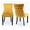 Gold, variant on SYNGAR Velvet Dining Chairs Set of 2, Upholstered Wing Back Dining Chair with Handcrafted Button Tufted, Nailhead Trim, Accent Chairs for Dining Room Kitchen, Solid Wood Dining Set, 2 Piece, Blue