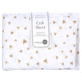 thumbnail image 3 of American Baby Company Fitted Crib Sheet 28" x 52", Soft Breathable Neutral 100% Cotton Jersey Sheet, Triangles, for Boys and Girls, Fits Crib and Toddler Bed mattresses, 3 of 9