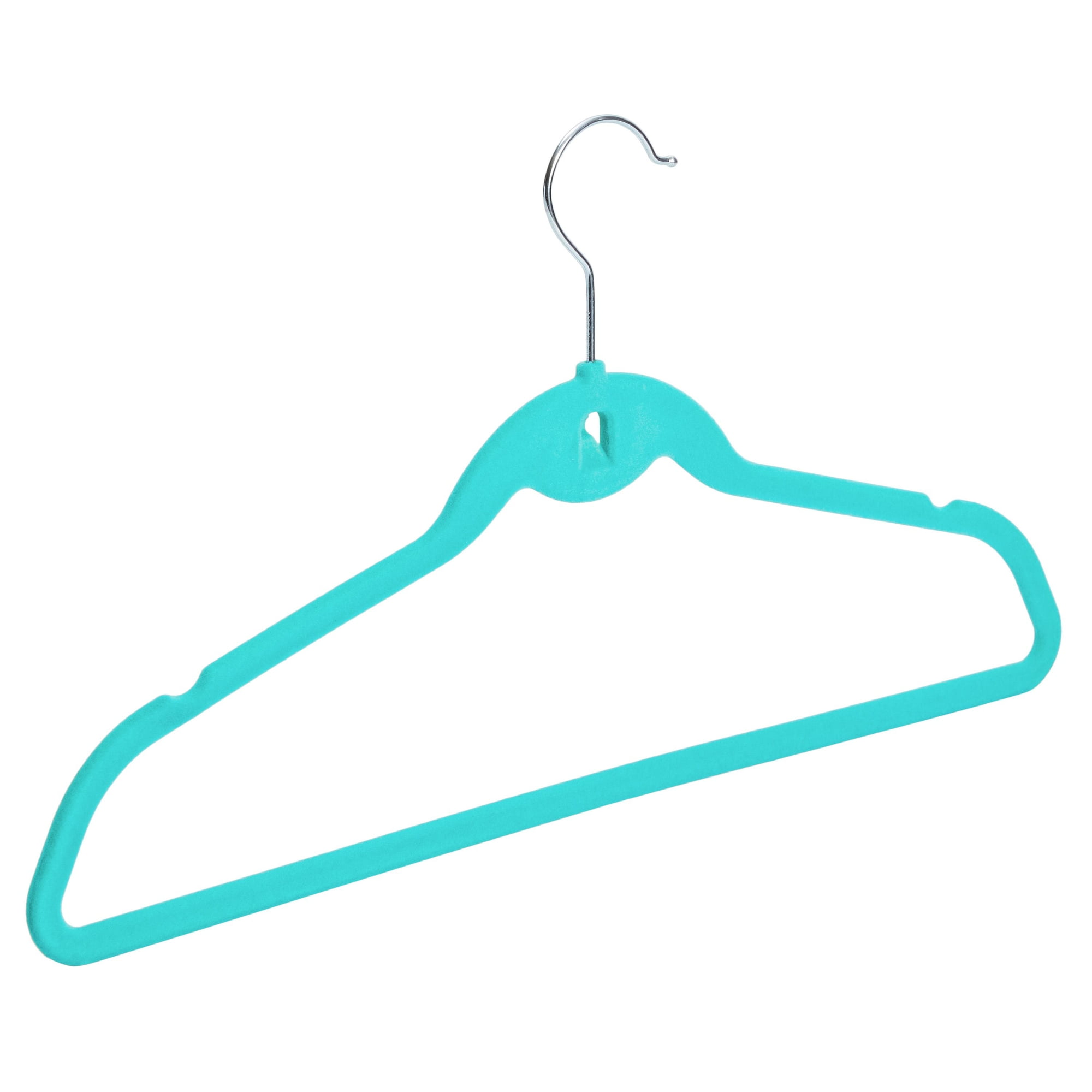 50 Pack Childrens Velvet Hangers - Baby Clothes Hangers Non Slip Velvet  with Rotatable Hook/Cascading Velvet Hangers, (Grey)