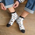 thumbnail image 3 of Pofeuu Cartoon Animals Print 30cm Socks, Adult Running Hiking Socks for Youth and Adult, 3 of 7