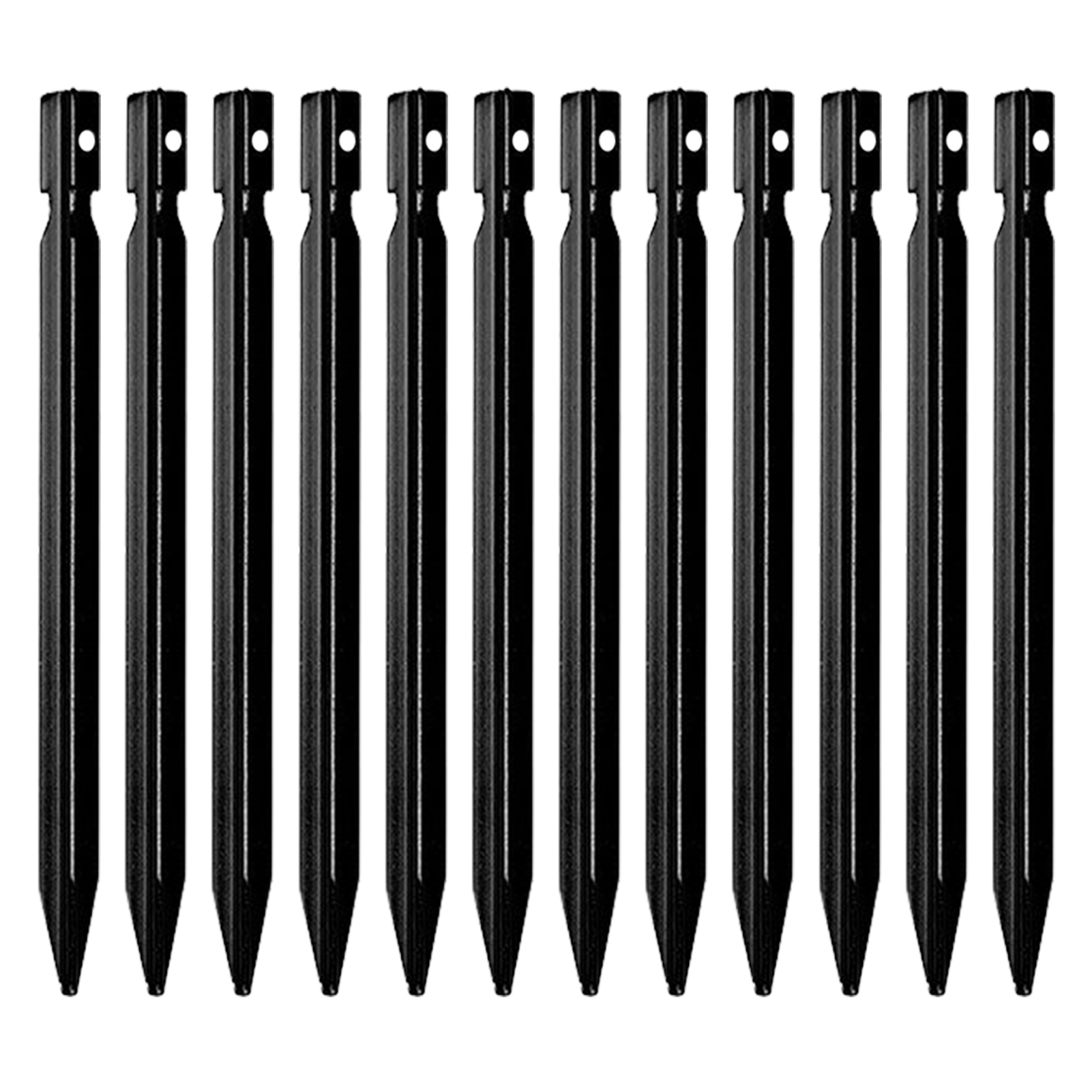 Ksruee 12pcs Camping Tent Stakes Aluminum Alloy Tent Pegs 18cm