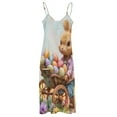 thumbnail image 5 of Easter Bunnies Rabbits Sleeveless Dress for Women Clothing Female Women's Summer Skirt, 5 of 7