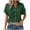 Army Green, variant on FAIWAD Shirts for Women Short Sleeve Lapel Collar Button Down Shirts Dressy Casual Loose Textured Work Blouses