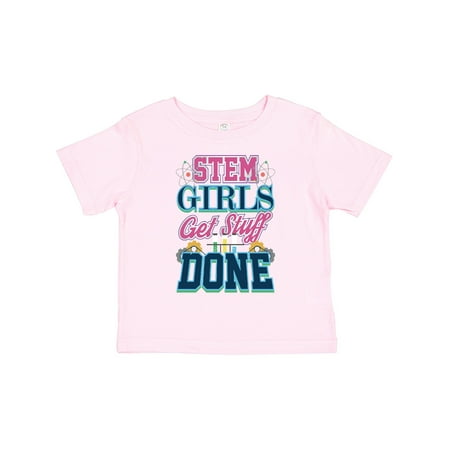 

Inktastic STEM Science Technology Engineering Math Girl Gift Toddler Toddler Girl T-Shirt