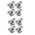 thumbnail image 1 of Ruedas Deslizantes es es de Cristal Del Cuarto de Baño de Los Rodillos de La Puerta de La Ducha 8pcs Reemplazo Zulema Rodillos deslizantes para puertas de ducha, 1 of 6