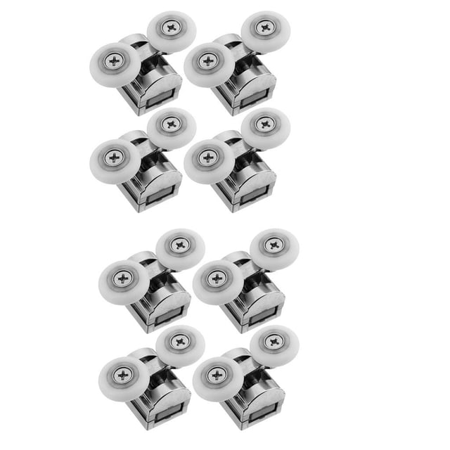 Ruedas Deslizantes es es de Cristal Del Cuarto de Baño de Los Rodillos de La Puerta de La Ducha 8pcs Reemplazo Zulema Rodillos deslizantes para puertas de ducha