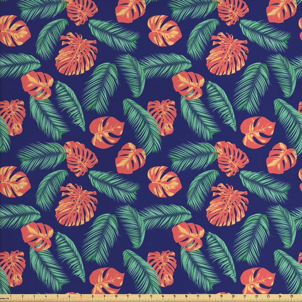 philodendron-fabric-by-the-yard-colorful-jungle-pattern-with-detailed-botanical-leaves