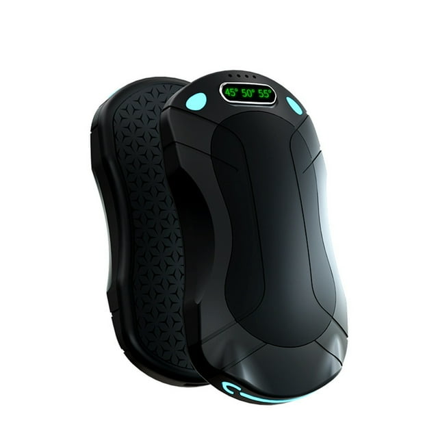 Hearth & Gear Mini Chauffe-Mains Split Chauffe-Mains USB Rechargeable Split Auto-Chauffant Hiver Longue Durée Mini Chauffe-Mains Résistance aux Pédales Bande Bar Cou Coussin Chauffant pour Entraînement Maison Table d'Exercice