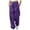 Dark Purple, variant on Womens Flare Sweatpants Plus Size Pink Tie Dye Cinch Bottom Sport Pants Sets Women Outfits Tank Joggers Plush With Pocket Pants High Waist Elastic Drawstring Sweatpants S