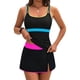 thumbnail image 1 of Traje de baño tankini de moda para mujer, sin mangas, liso, push-up, acolchado, conjuntos de blusa, traje de baño de dos piezas para mujer, trajes de baño tankini para mujer, traje de baño de 2 piezas, 1 of 3
