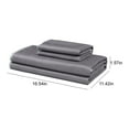 thumbnail image 3 of PRINxy Summer Sleeping Mat,Foldable Rattan Summer Sleeping Mat,Cool Mat for Cooler Bed In Home School Dormitories (（S）35 4X78 7In,（M）47 2X78 7In,（L）70 9X78 7In) Gray S, 3 of 7