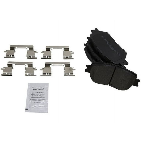 Front Brake Pad Set - Compatible with 2002 - 2006 Toyota Camry 2.4L 4-Cylinder 2003 2004 2005
