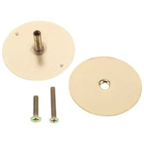 Masteelf  Door Keyhole Blocker Diameter Round Deadbolt Cover Plate Golden