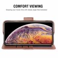 thumbnail image 3 of Iphone Xs Cover Soft Tpu Rfid Protection, Mobile Phone Cover with Card Holder, Foldable Leather Cover, Shockproof Flip Case, Wallet for Iphone Xs, (5.8 Inch) Pink, 3 of 7