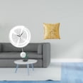 thumbnail image 2 of Elegante reloj de pared de acrílico y funda de cojín para el hogar, la oficina, la habitación, la casa de campo, , el dormitorio, el coche,, 2 of 8