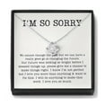 thumbnail image 5 of Sdmnsg-T I'm Sorry Necklace For Her, Im Sorry Neckace Gift, Apology Necklace For Her Women, Forgive Me Gifts For Her, I'm Sorry For Hurting You Neckace, Apologize Gift For Wife Girlfriend Soulmate, 5 of 9