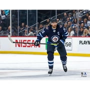 Blake Wheeler Winnipeg Jets Unsigned Blue Jersey Skating Photograph