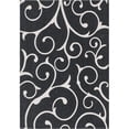 thumbnail image 1 of Unique Loom Decatur Modern Area Rug 5' 2 x 7' 5 Rectangle Black/Ivory, 1 of 2