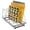 10w x 21d x 9.6h -inch, variant on Pull Out Cookie Sheet Organizer For Cabinet - Baking Pan Lifetime Ltd. Warranty 10" X 21" Deep Inside  Chrome