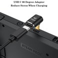 thumbnail image 3 of Adaptador AuViPal USB C de 90 grados USB C macho a USB C hembra, 3 of 7