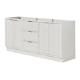 thumbnail image 3 of ARIEL Milan 72 Inch Double Sink Base Cabinet in Warm White, 3 of 7