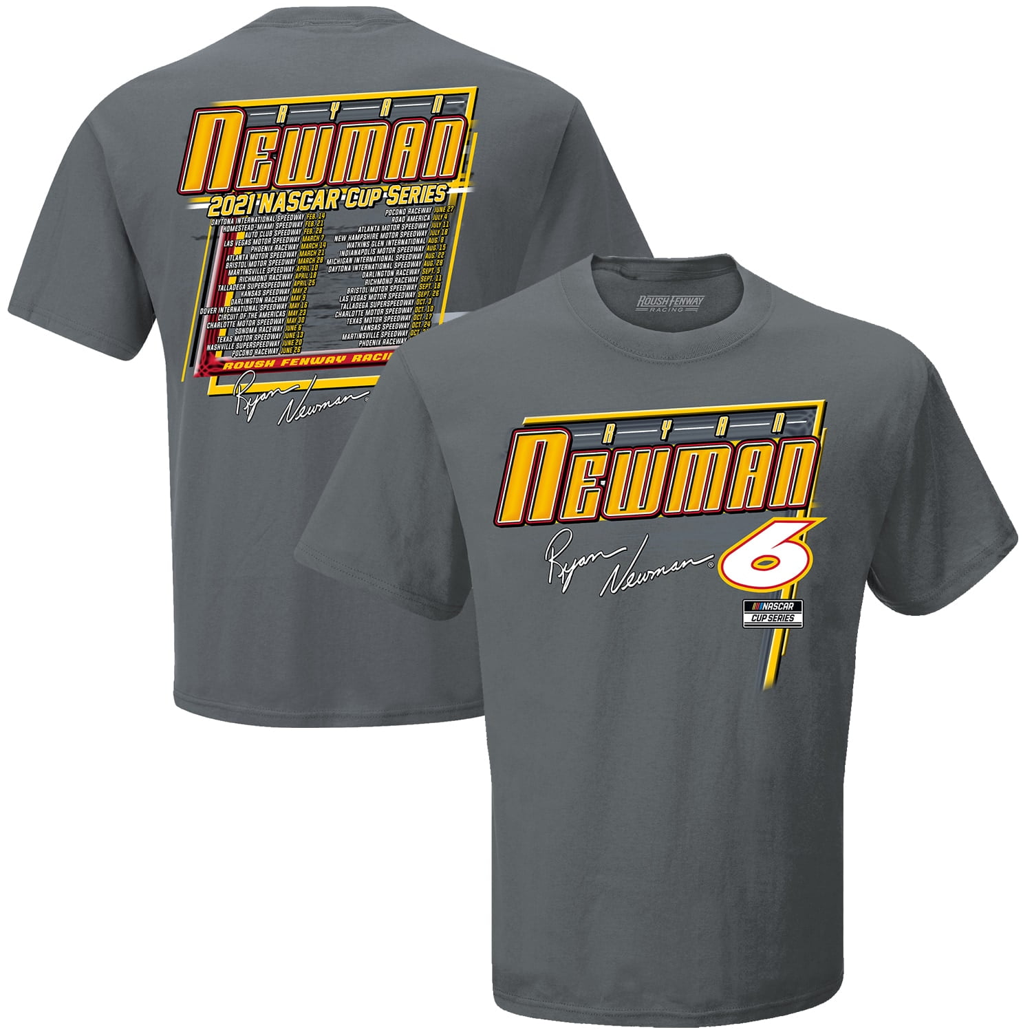 FAST FREE SHIPPING Ryan Newman Motorsports Authentics Chassis T-Shirt 