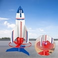 thumbnail image 3 of Rocket Launcher Toys High Flying Rocket Launcher para niños Cohetes de espuma para niños Rojo Hugo  Lanzacohetes, 3 of 8