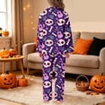 thumbnail image 5 of LIIPEE Girls Halloween Graphic Pajamas Long Sleeve Shirts And Pants Pajama Sets Kids Fall Sleepwear 4-14 Years, 5 of 7